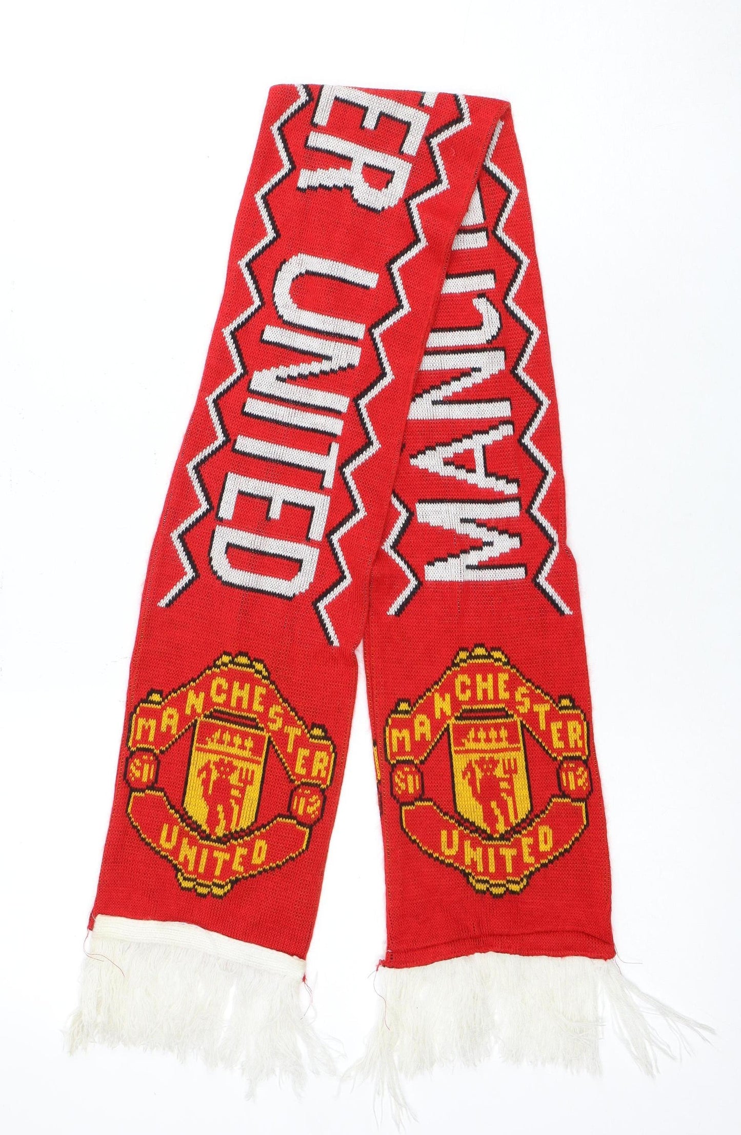 Manchester United Red Unisex Acrylic Football Scarf