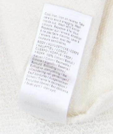 River Island Ivory Collar Shirt Dress Girls 3-4 Years