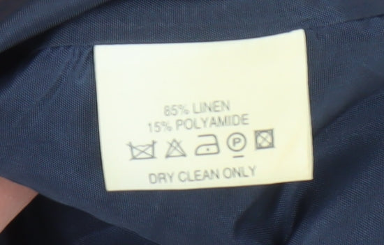 Sticky Fingers Black Long Linen Dress Size 8