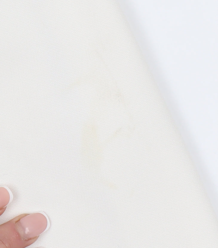 River Island Women's Ivory Fit & Flare Dress Size 10