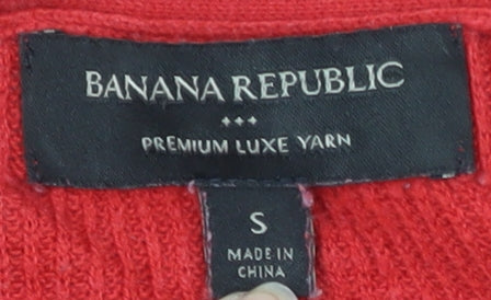 Banana Republic Women's Red Cardigan, Size S