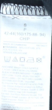 Gap Women's Black Long Sleeve T-Shirt, Size S