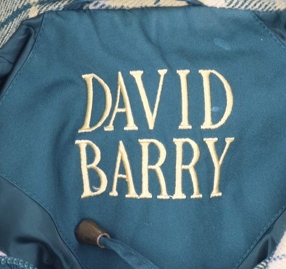 David Barry Women's Green Parka Jacket Size 14