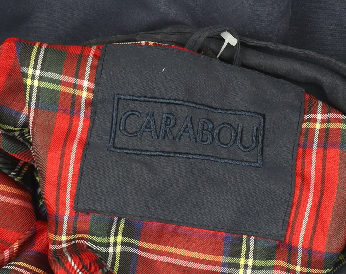 Carabou Men's Blue Bomber Jacket with Zipped Pockets