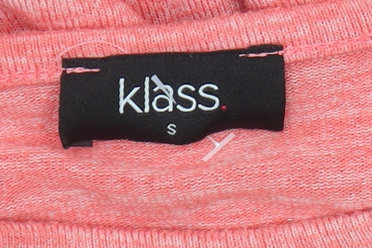 Klass Women's Pink Tunic Blouse, S, Spring-Summer