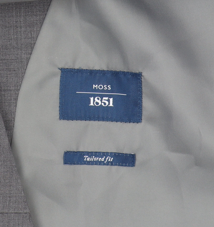 Moss Grey Men's Waistcoat - Regular Fit Size 52R