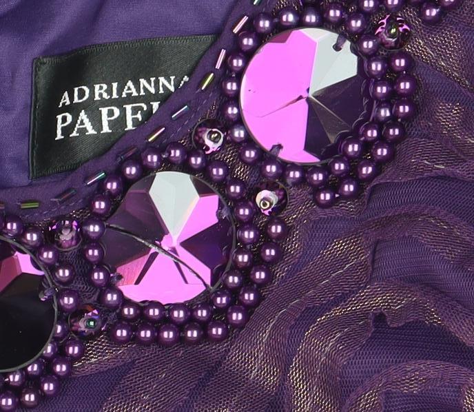 Adrianna Papell Women's Purple Sheath Dress - Size 10