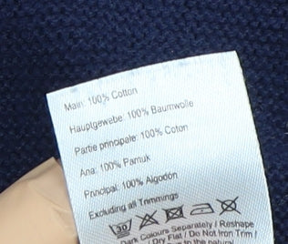 Joules Women's Blue Knit Pullover Jumper, Size 12