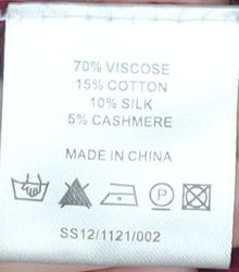 East Women’s Red Cardigan Jumper Size 12