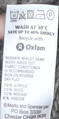 Marks and Spencer Women's Beige Pullover Jumper Size 12