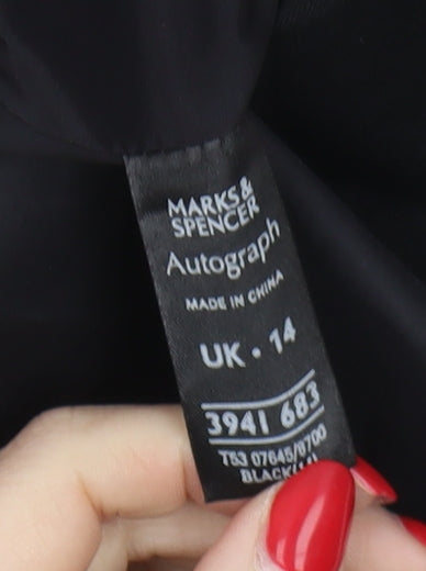 Marks and Spencer Women's Black Jacket Size 14