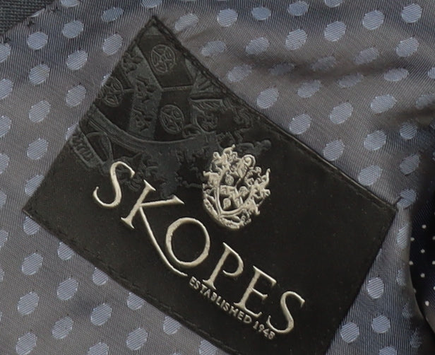 Skopes Men's 36R Blue Suit Jacket Regular Fit