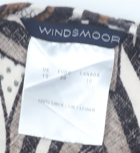 Windsmoor Women's Floral Skirt, Brown, Size 16