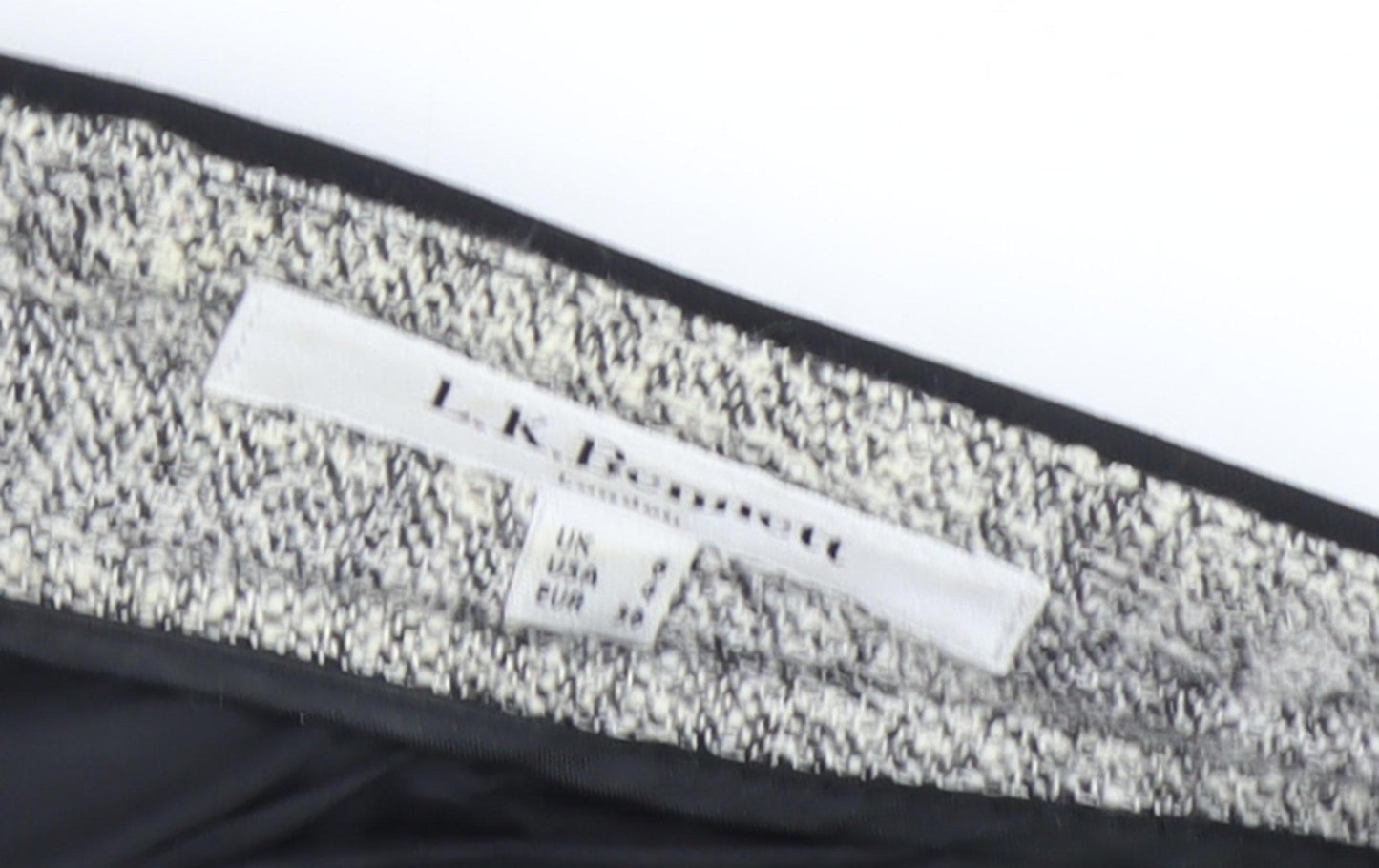 L.K. Bennett Women's Grey Midi Pencil Skirt, Size 4