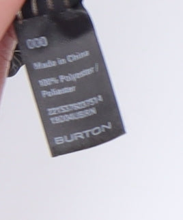 Burton Men's Black Striped Tie, One Size, Excellent