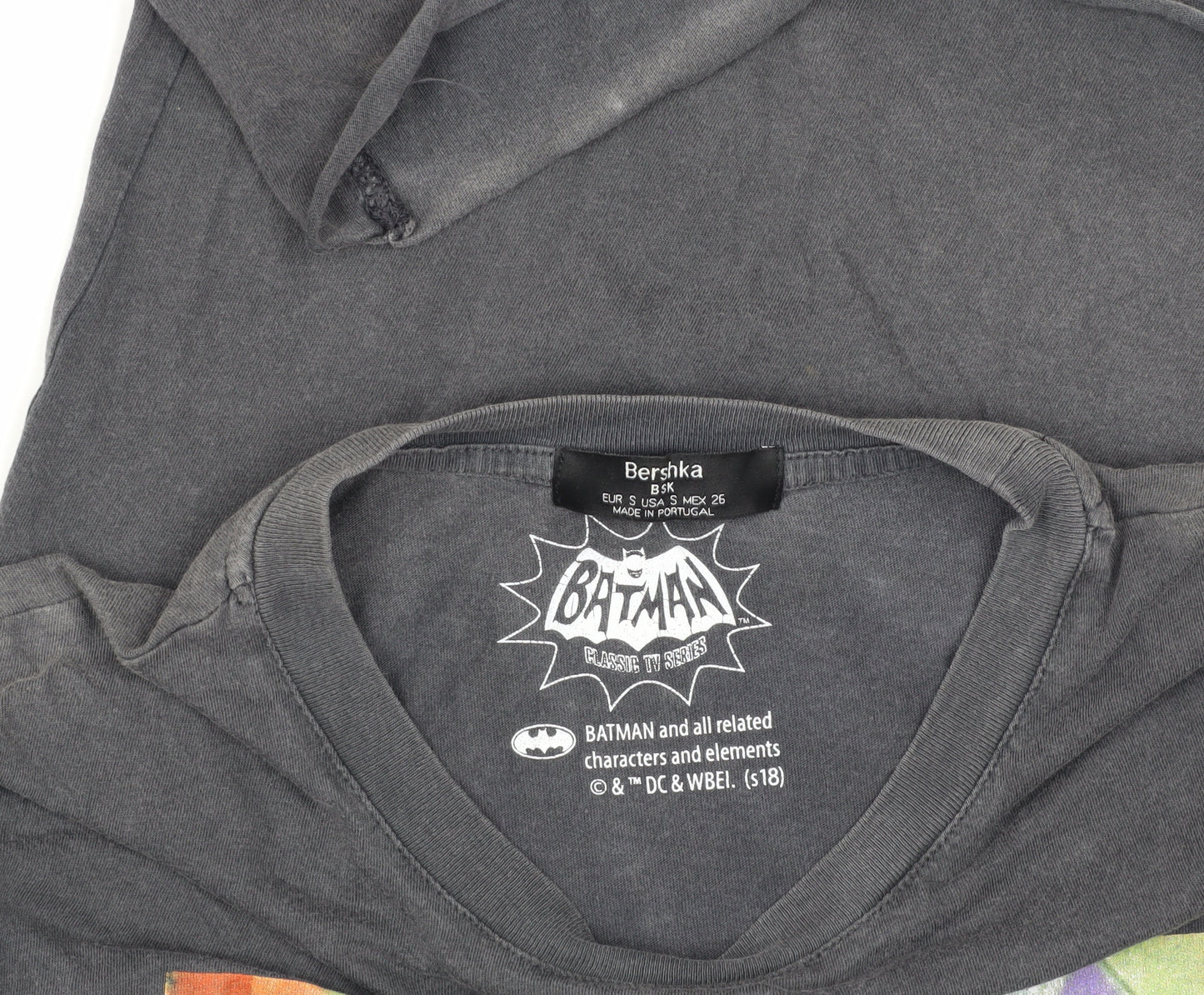Bershka Unisex Black Batman T-Shirt S - Comics Style