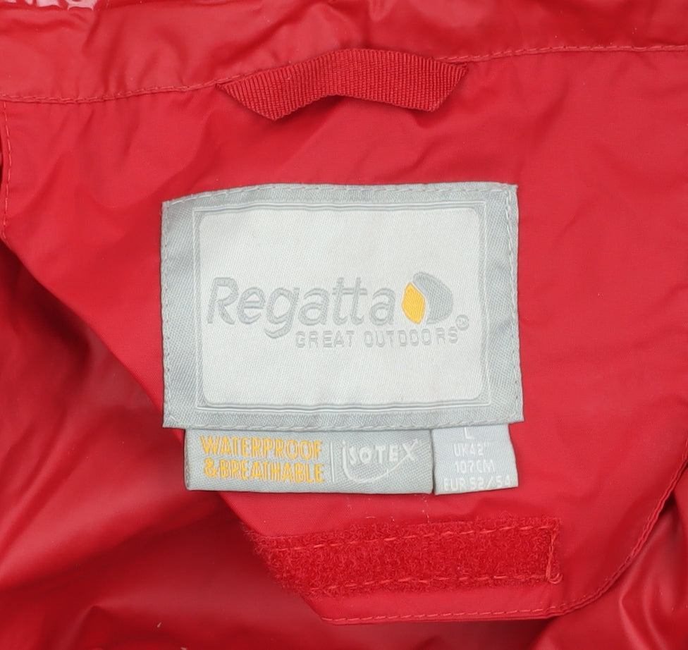 Regatta Men's Red Waterproof Jacket L