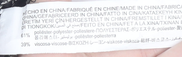 Stradivarius Women's Black Check Skirt Size 8