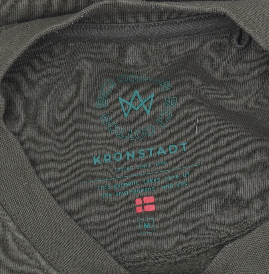 Kronstadt Men's Green Pullover Sweatshirt M