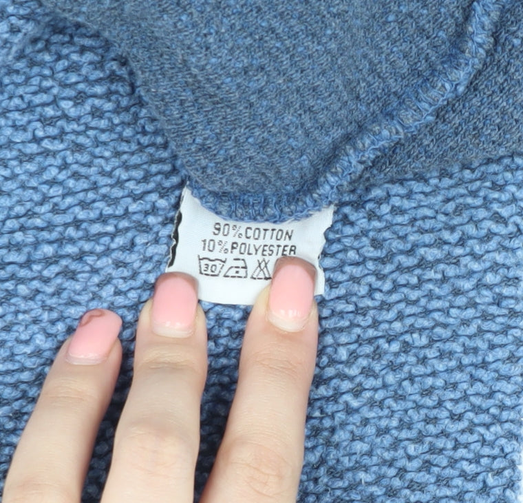 Weird Fish Men's XL Blue Pullover Hoodie