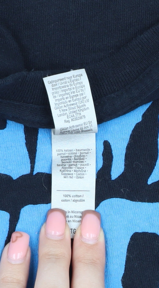 Gildan Unisex Black 2XL Music Gothic T-Shirt