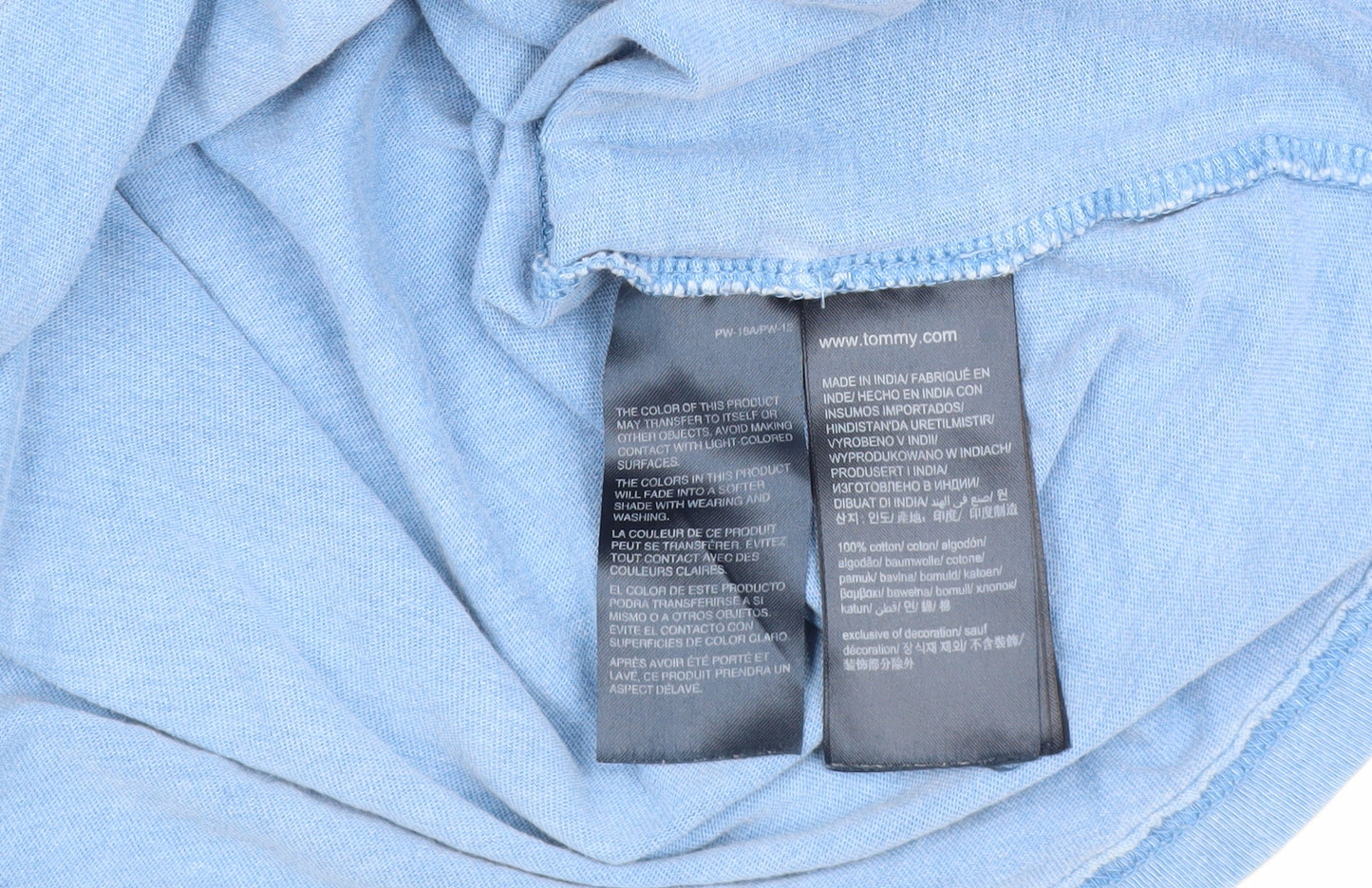 Tommy Jeans Men Blue 2XL Crew Neck T-Shirt