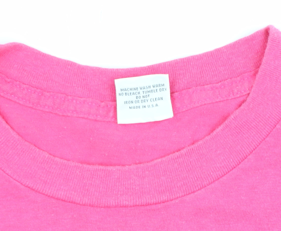 Ron Jon Pink Long Sleeve T-Shirt Unisex Medium