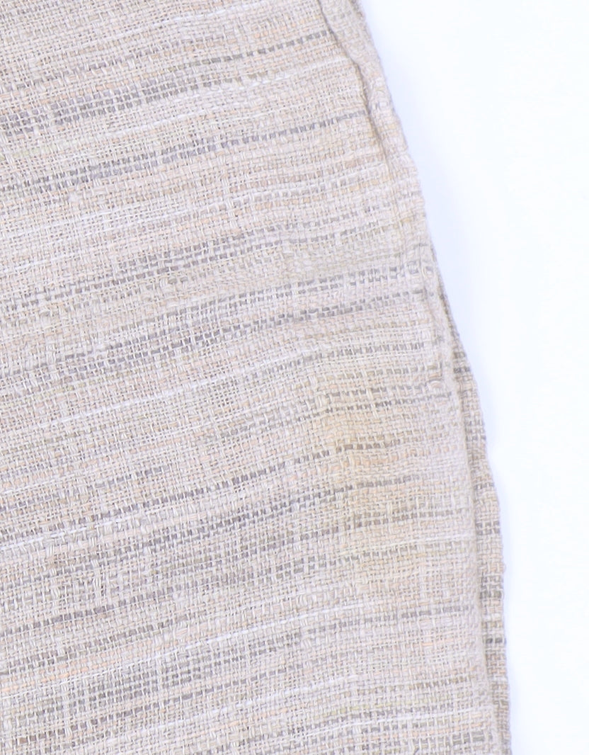 PhaseEight Women Beige Linen Trousers Size 16