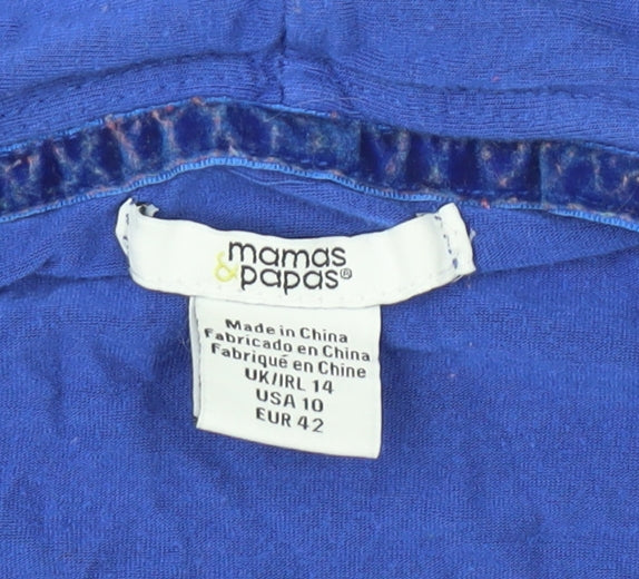 Mamas & Papas Blue Long Sleeve Top - Size 14