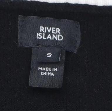 River Island Women's Black Cardigan Small