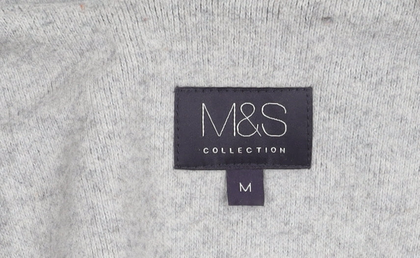 Marks and Spencer Women's Grey Mid-Length Coat M