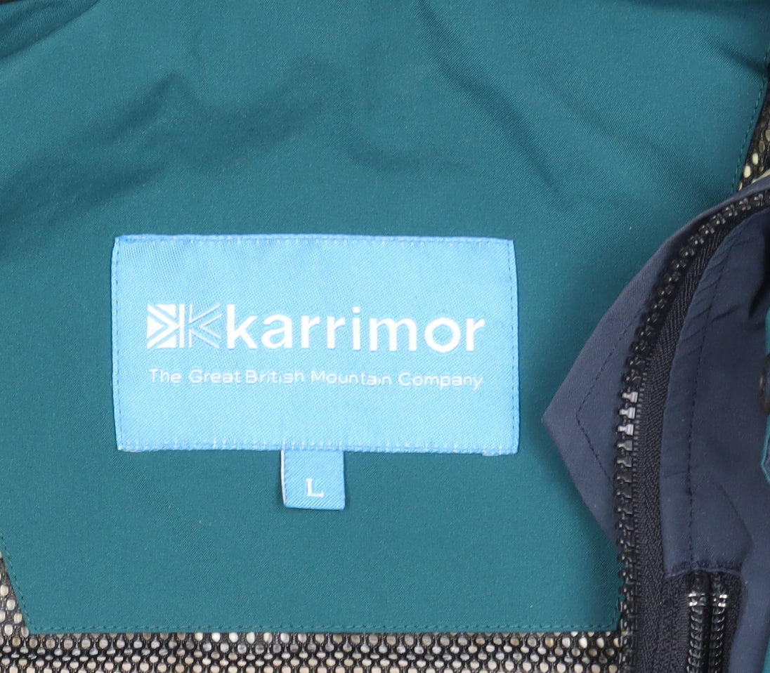 Karrimor Men's L Blue Anorak Jacket Waterproof