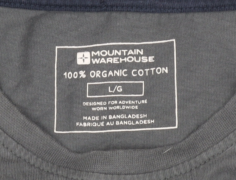 Mountain Warehouse Men's Grey Outdoor T-Shirt L