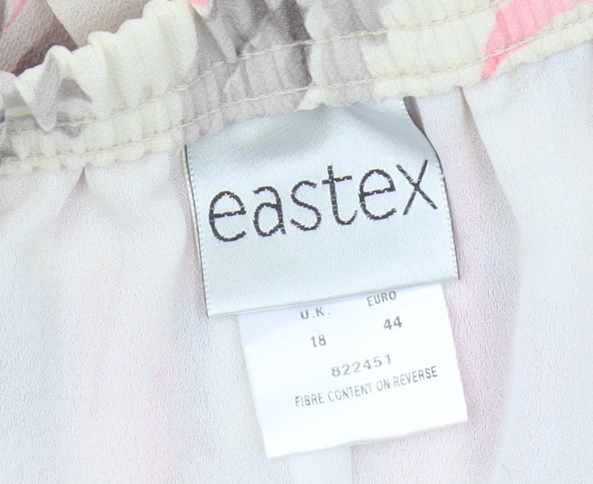Eastex Women's Multicoloured Midi Pleated Skirt Size 18