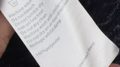 Mountain Warehouse Women's Blue Cowl Neck Sweatshirt Size 8