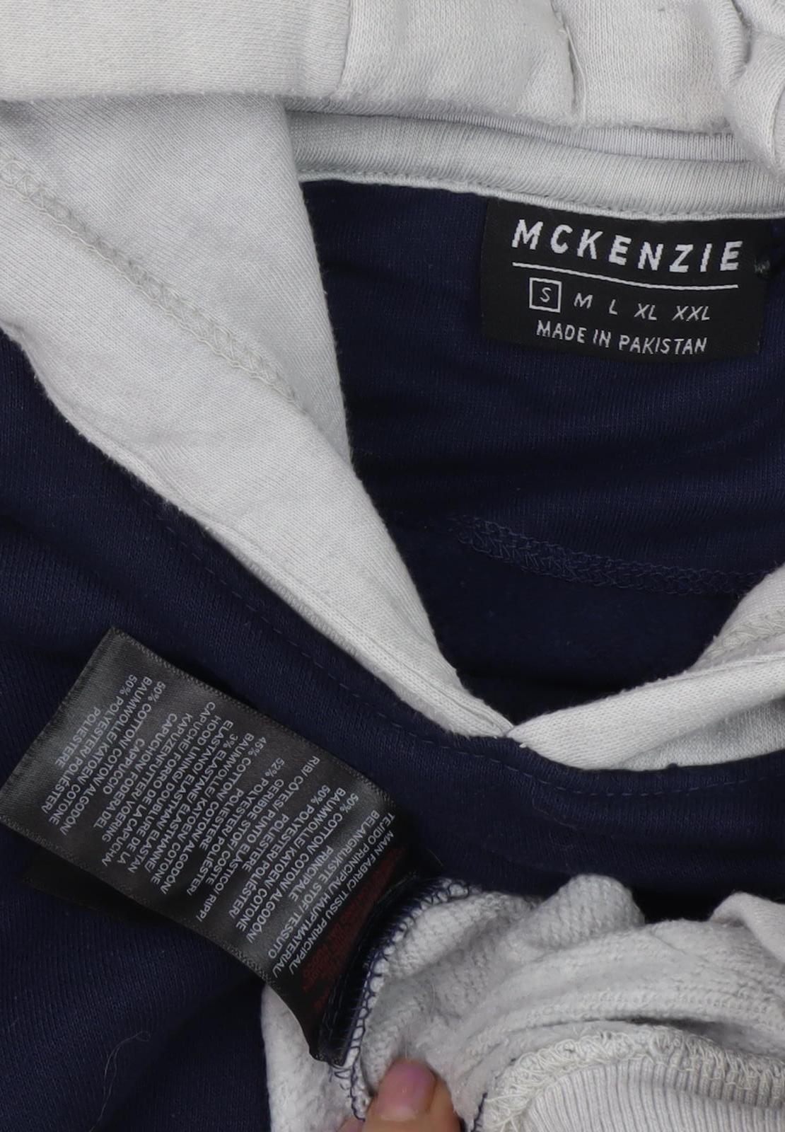 McKenzie Men's Blue Pullover Hoodie S