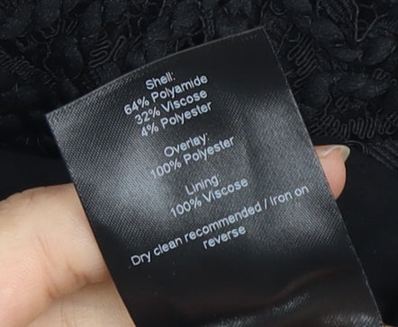 Levete Black Midi Pencil Skirt Women's Size 12