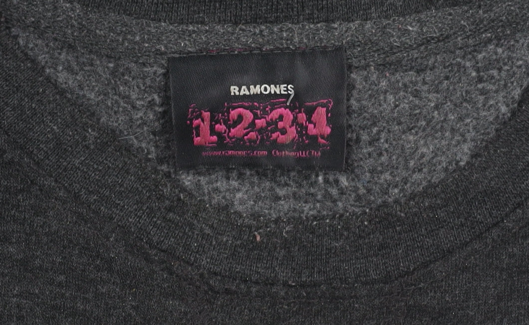 AWDis Men's Black Graphic Print XL Pullover Sweatshirt