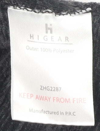 Hi Gear Men's Black 2XL 1/2 Zip Sweatshirt