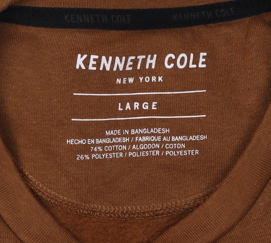 Kenneth Cole Men's Brown Large Pullover Sweatshirt
