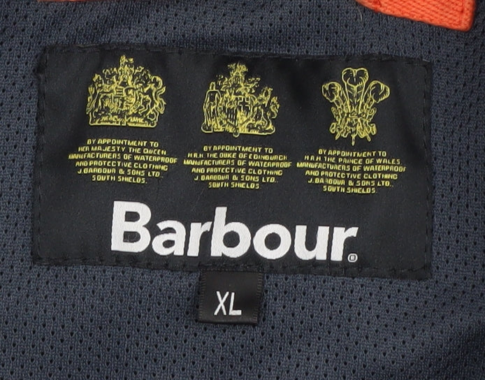 Barbour Men's Blue XL Hooded Parka Jacket