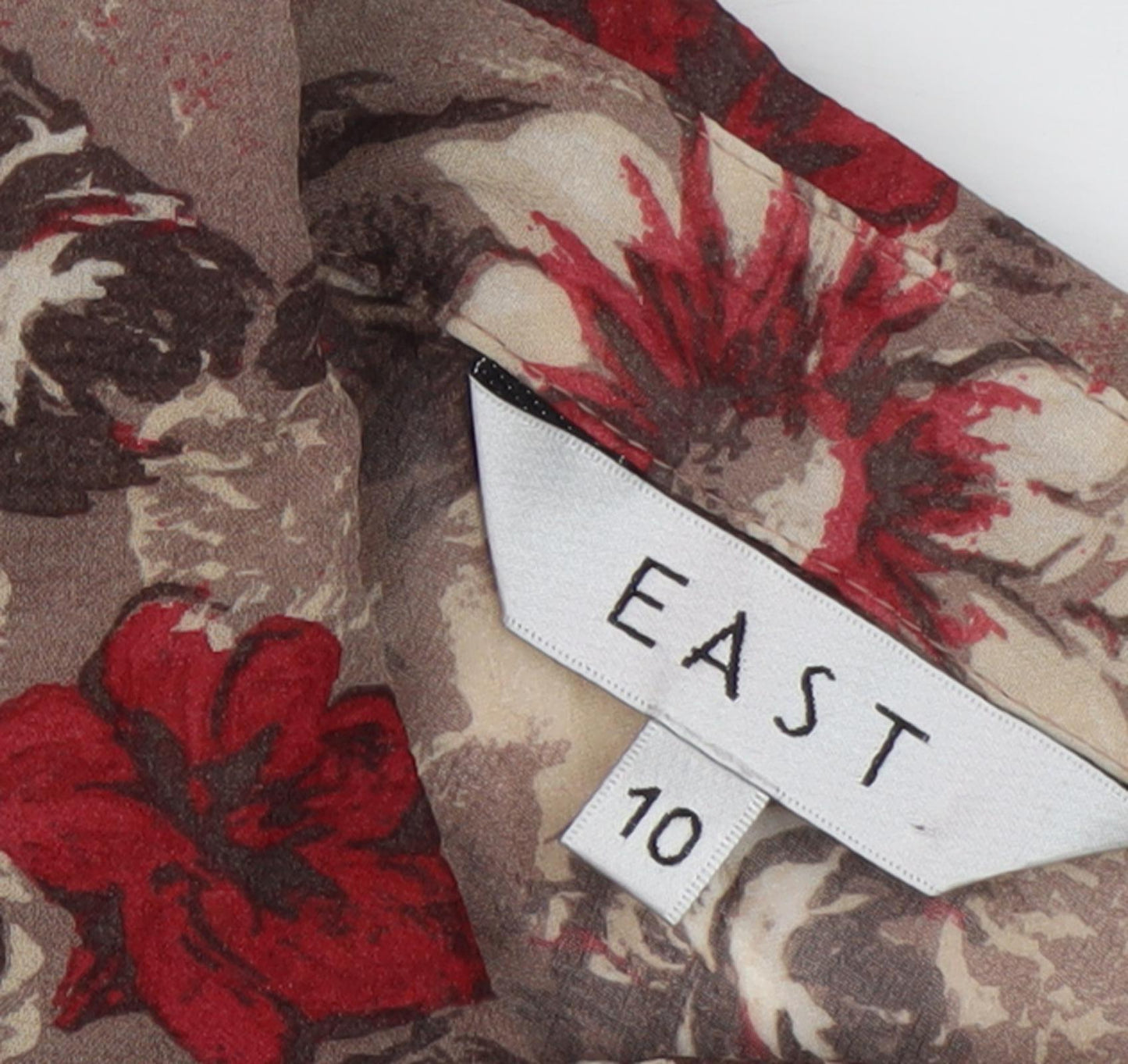 East Women's Floral Multicoloured Blouse Size 10
