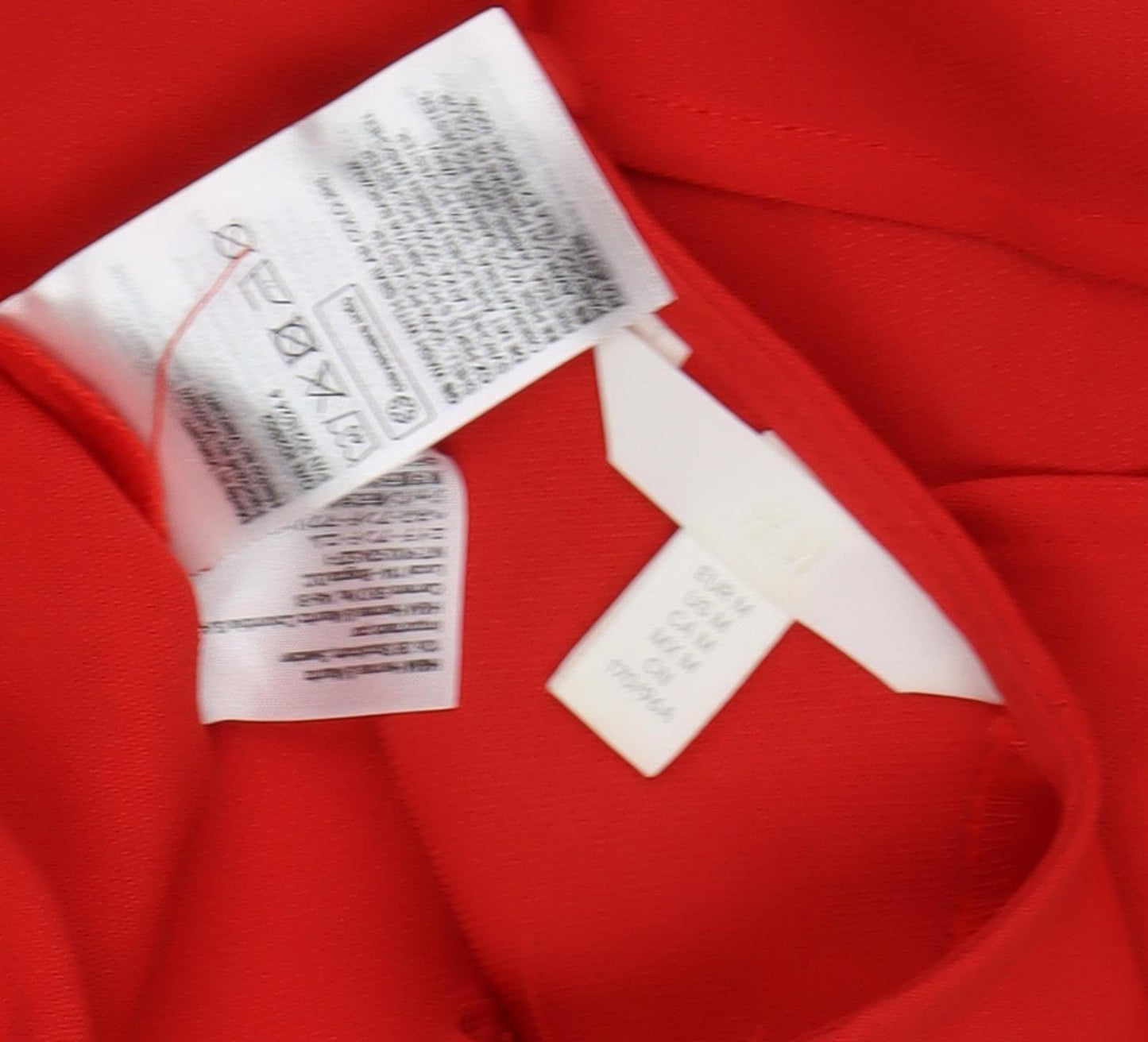 H&M Women's Red Long Sleeve Dress Size 8