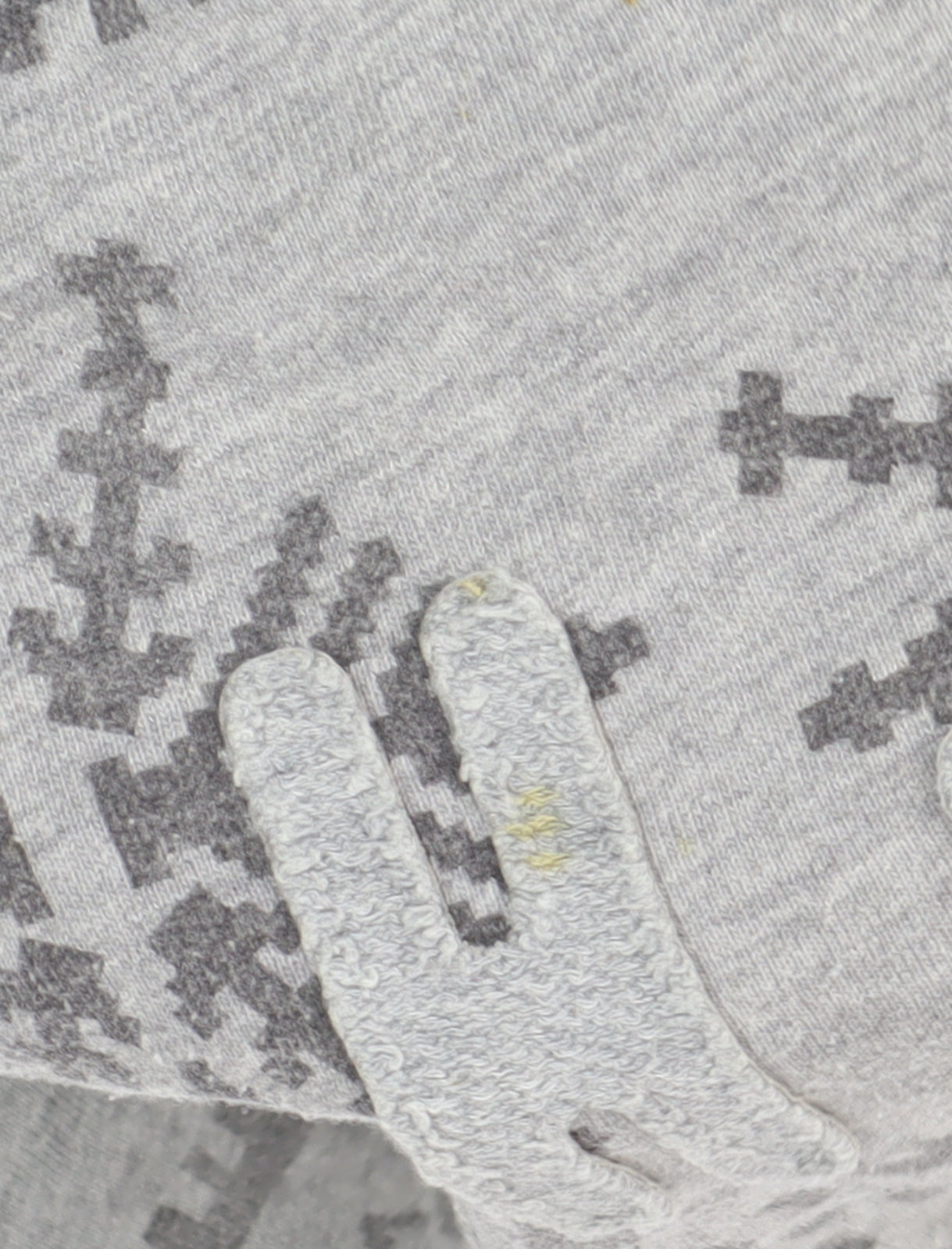 Zara Men's Grey Winter Geometric Pullover Sweatshirt XL