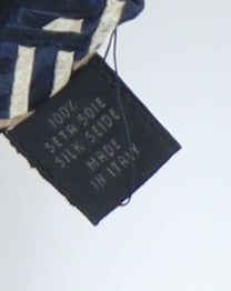 Jaeger Men's Blue Geometric Designer Silk Tie