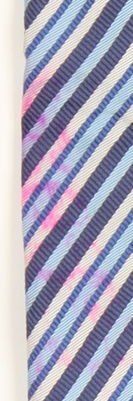 Hugo Boss Men's Blue Striped Silk Tie