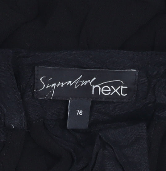 Next Women's Black Camisole Top Size 16