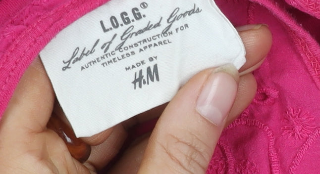 H&M Women’s Pink Halter Dress Size 12 Summer Casual