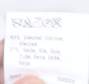 Vera Mont Women Ivory Floral Blouse Size 14