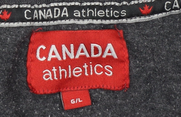 Canada Athletics Men's Grey Long Sleeve T-Shirt - L